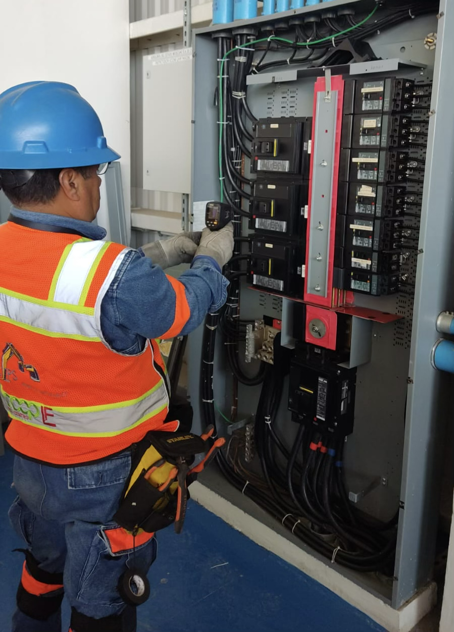Subestación eléctrica e infraestructura de energía